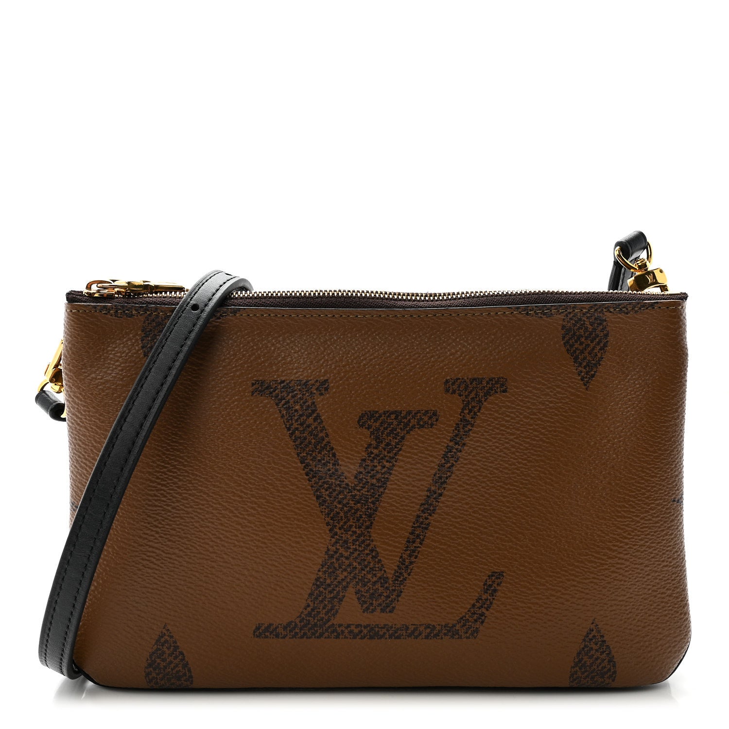 Louis Vuitton Reverse Monogram Giant Double Zip Pochette 1 of 10