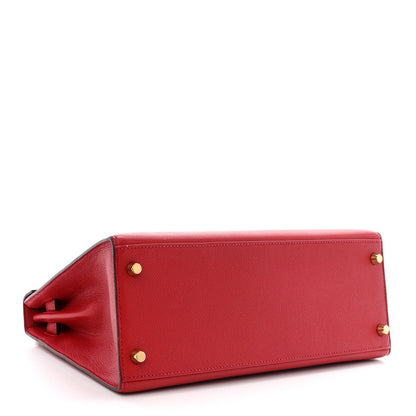 Hermes Epsom Kelly Sellier 28 Rouge Casaque 4 of 10