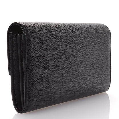Chanel Caviar Timeless CC Large Gusset Flap Wallet Black 3 of 10