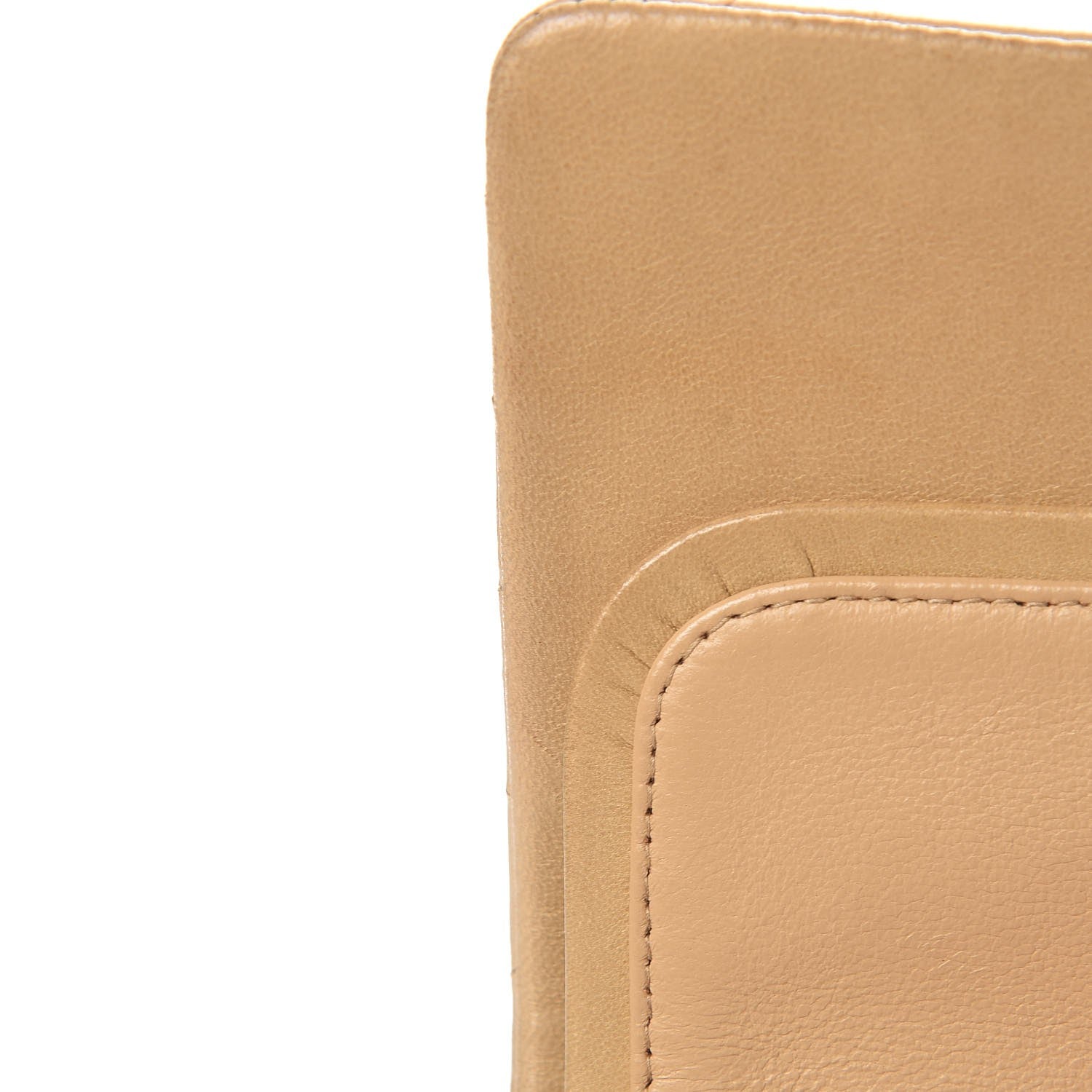 Chanel Lambskin Quilted Medium Double Flap Beige 20 of 20