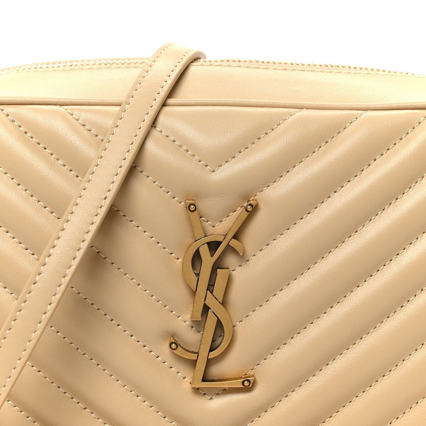 Calfskin Matelasse Monogram Lou Camera Bag Avorio