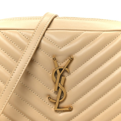 Saint Laurent Calfskin Matelasse Monogram Lou Camera Bag Avorio 8 of 10