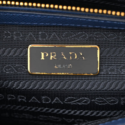 Prada Saffiano Medium Galleria Double Zip Tote Bluette 6 of 14