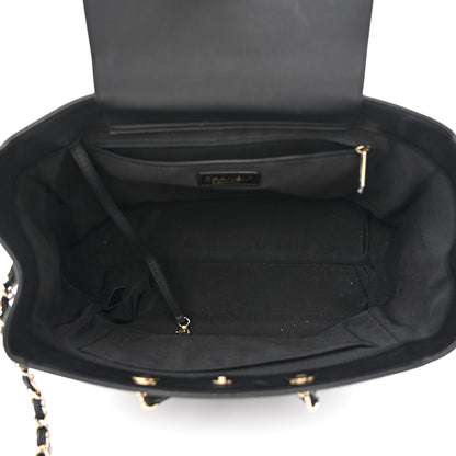 Chanel Bullskin Stitched Medium Shopping Bag Black 5 of 11