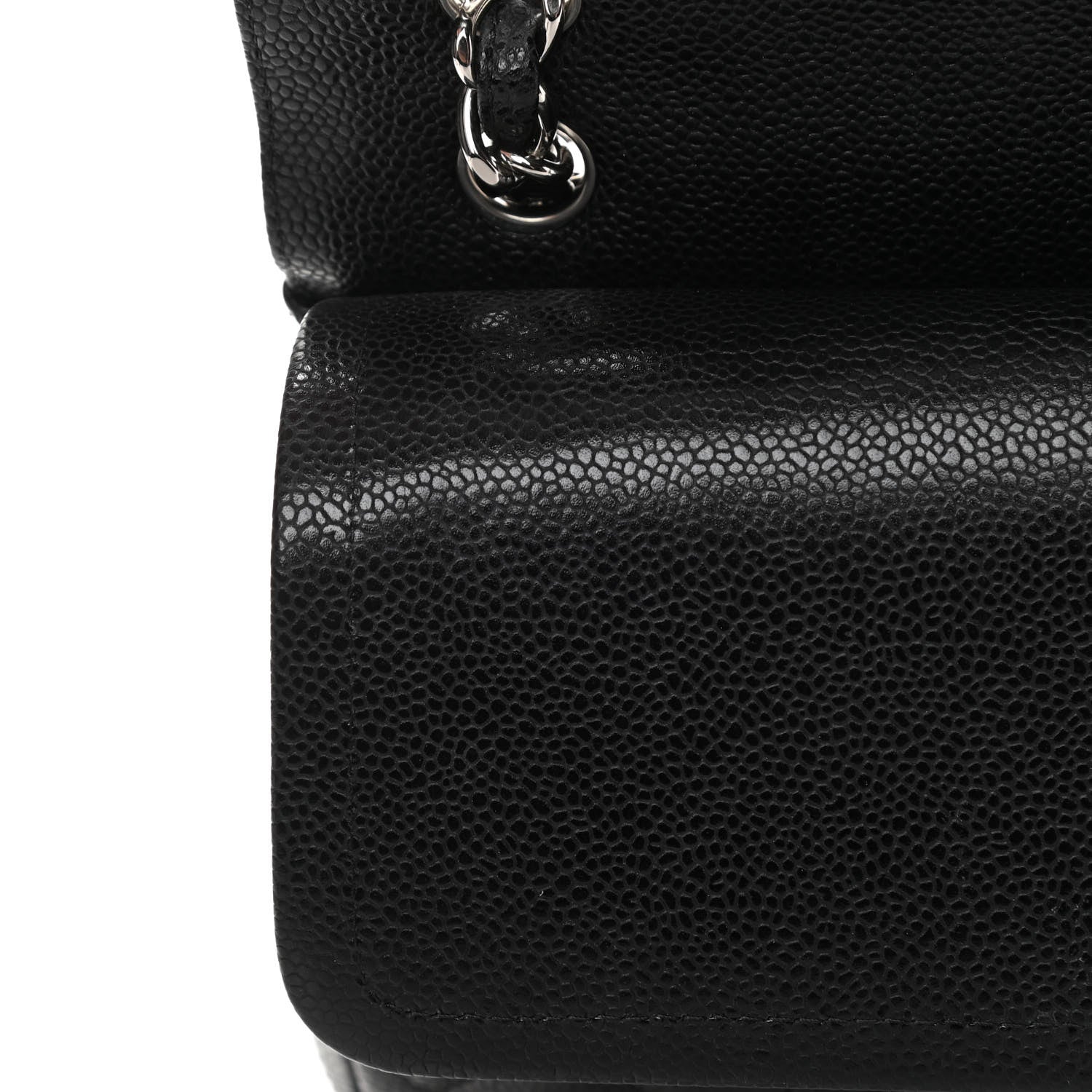 Chanel Caviar Quilted Jumbo Double Flap Black 11 of 14