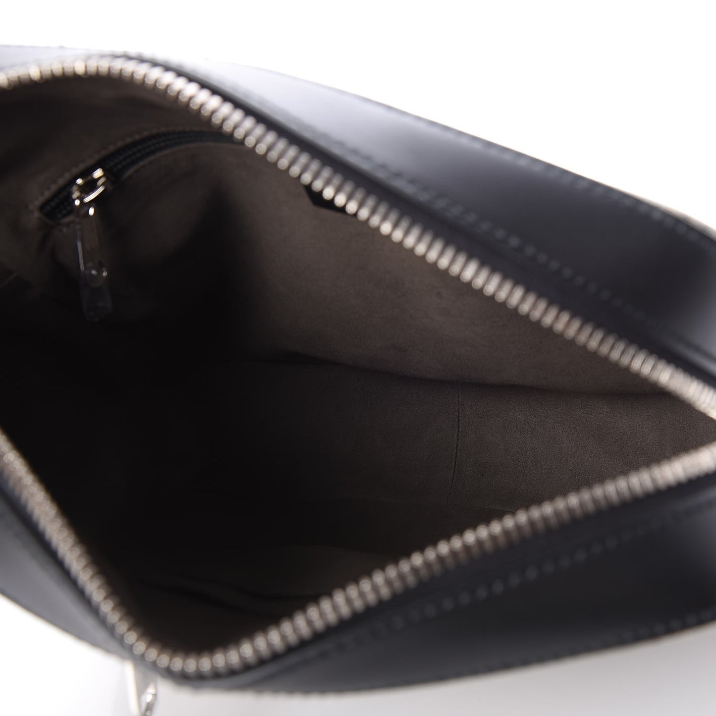 GG Supreme Monogram Flat Messenger Bag Black