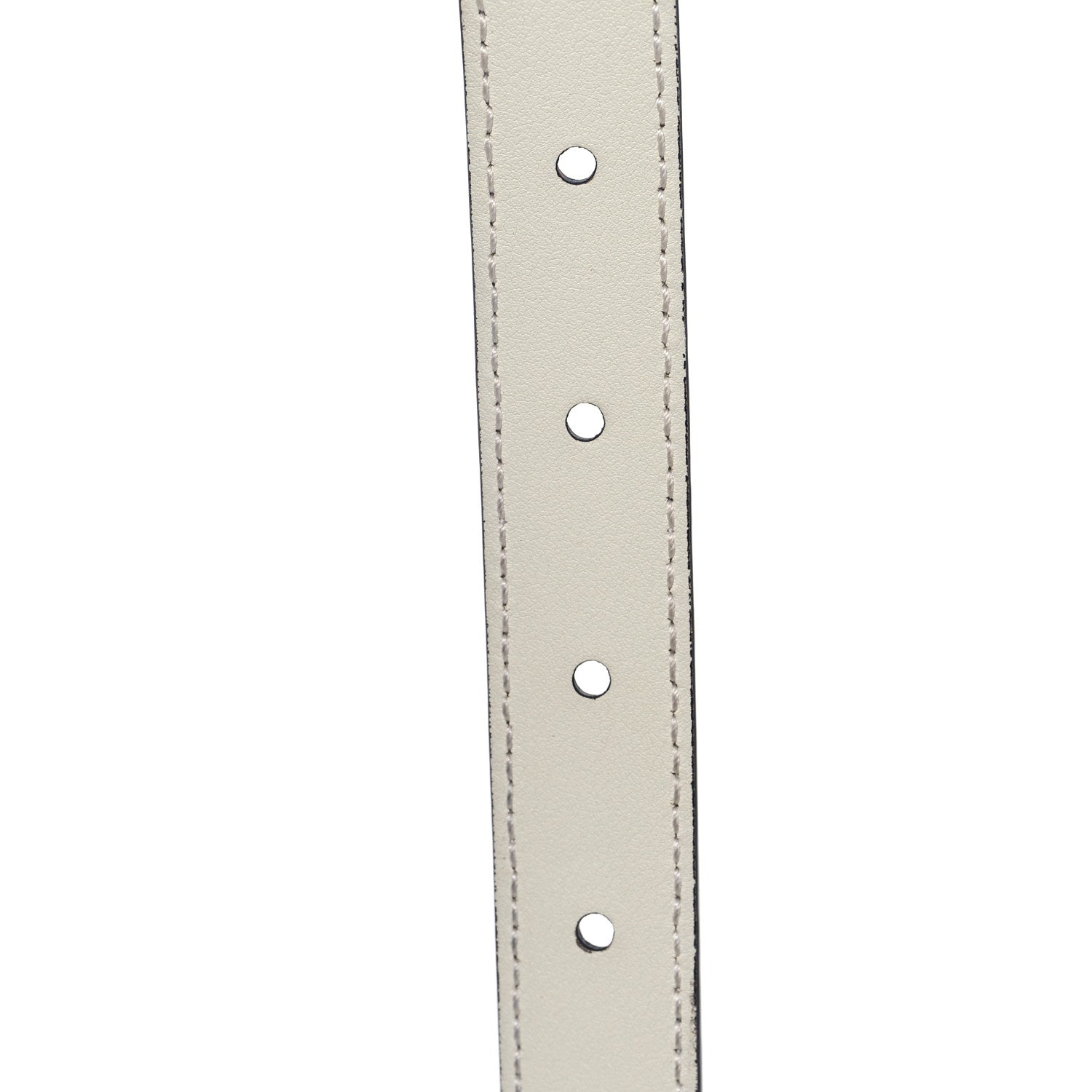 Gucci Calfskin Queen Margaret Bee Belt 100 40 White 3 of 4