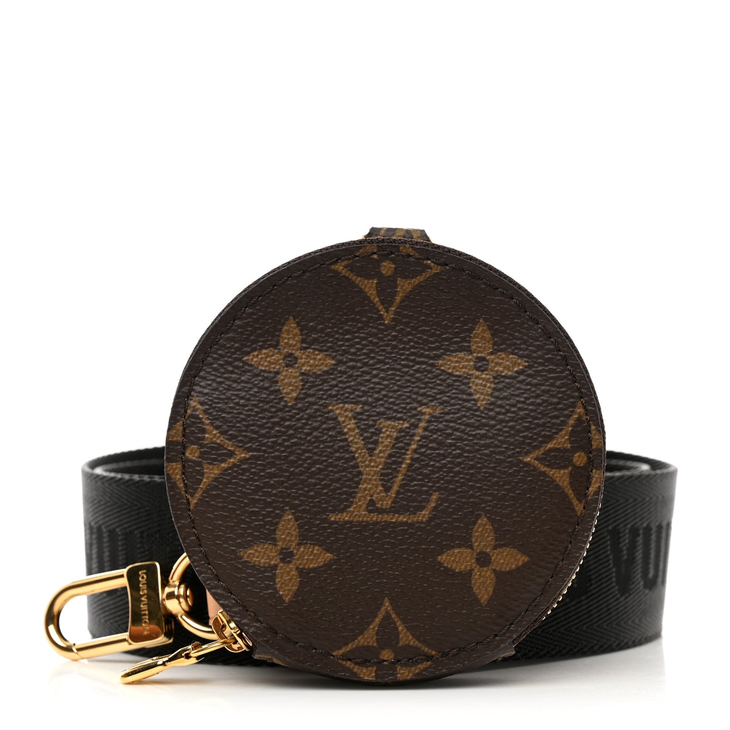 Monogram Multi Pochette Accessories Bandouliere Shoulder Strap Black
