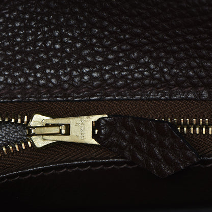 Hermes Togo Kelly Retourne 28 Chocolate 18 of 32