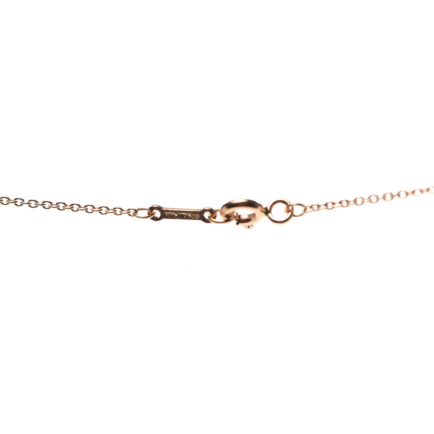 Tiffany 18K Rose Gold Paloma Picasso Loving Heart Interlocking Pendant Necklace 5 of 7