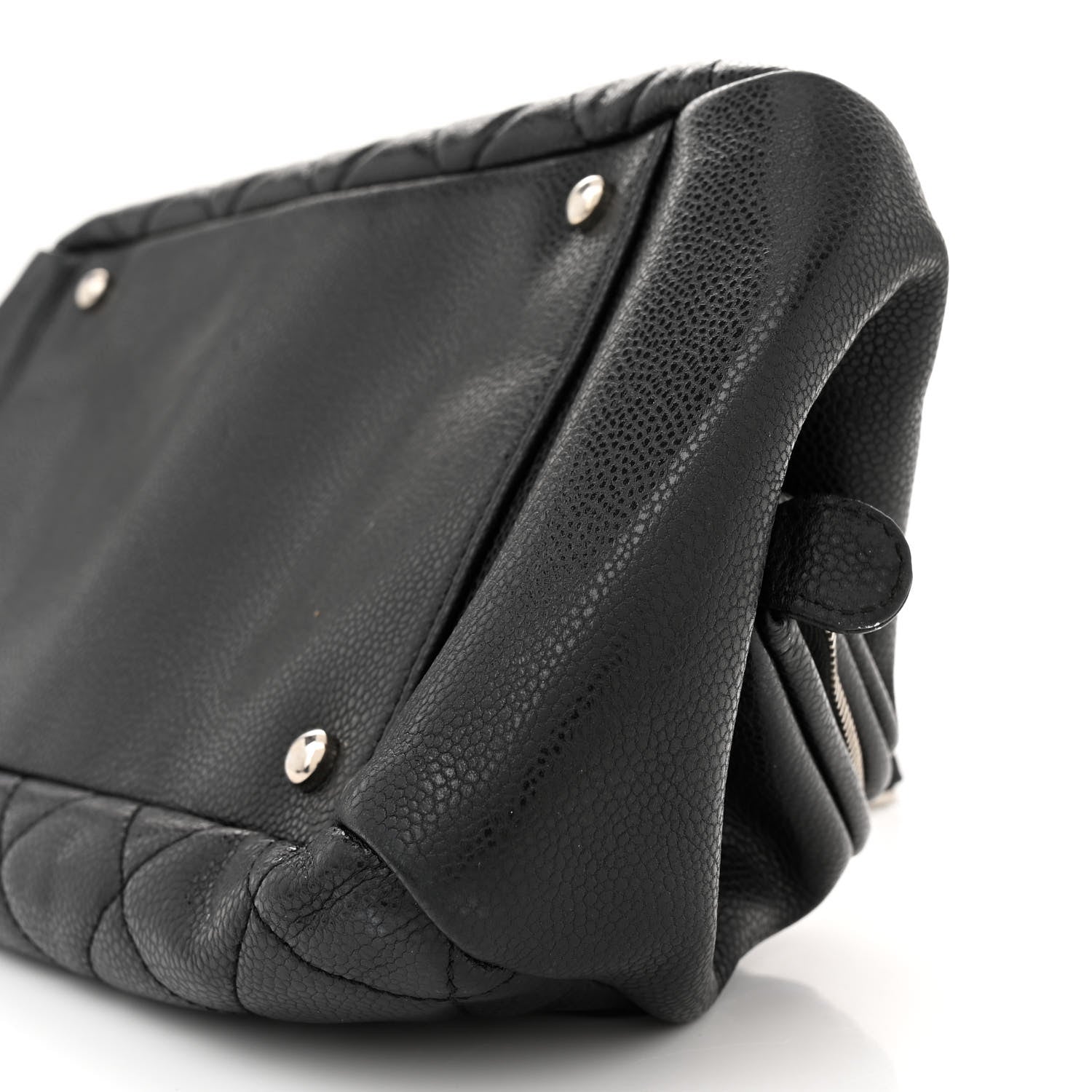 Chanel Caviar Quilted Timeless CC Shoulder Bag Black 10 of 12