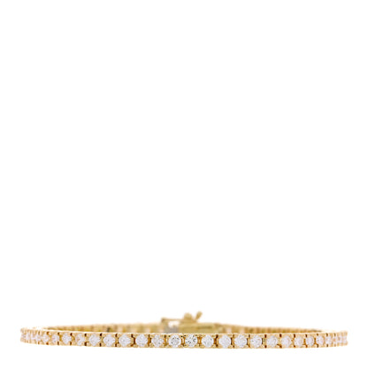 Parker & West by FASHIONPHILE 18K Yellow Gold Diamond 2.70ctw Tennis Bracelet 1 of 4
