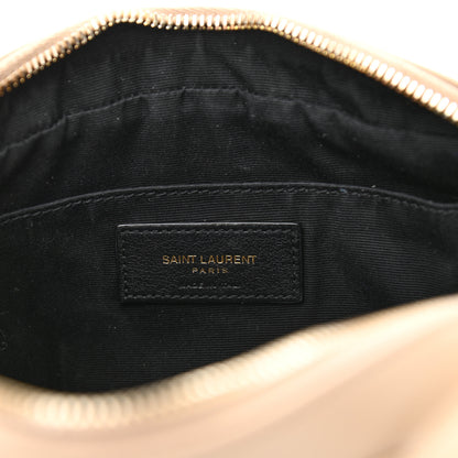 Saint Laurent Calfskin Matelasse Monogram Lou Camera Bag Dark Beige 6 of 13
