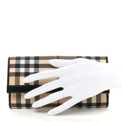 Burberry House Check Continental Wallet Black 2 of 9