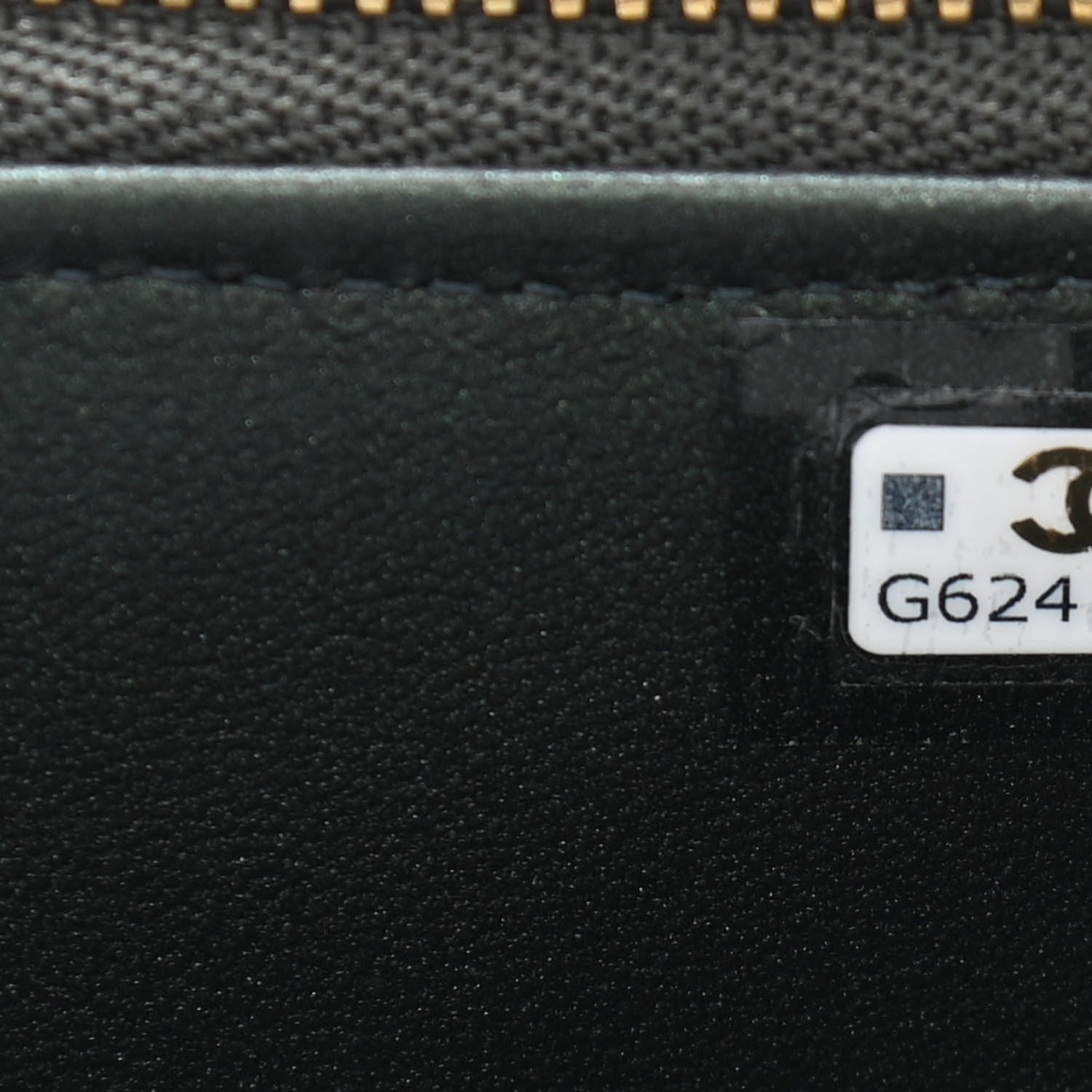 Chanel Iridescent Lambskin Quilted Small Top Handle Vanity Case With Chain Dark Green 8 of 12
