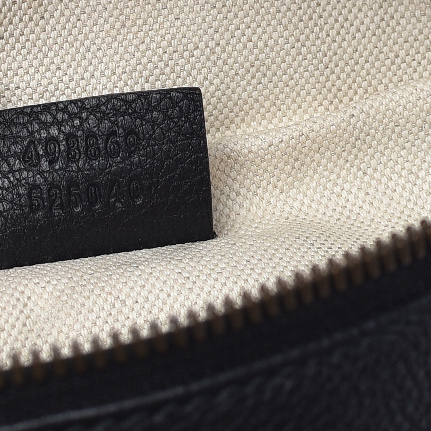Gucci Grained Calfskin Logo Belt Bag Black 7 of 9