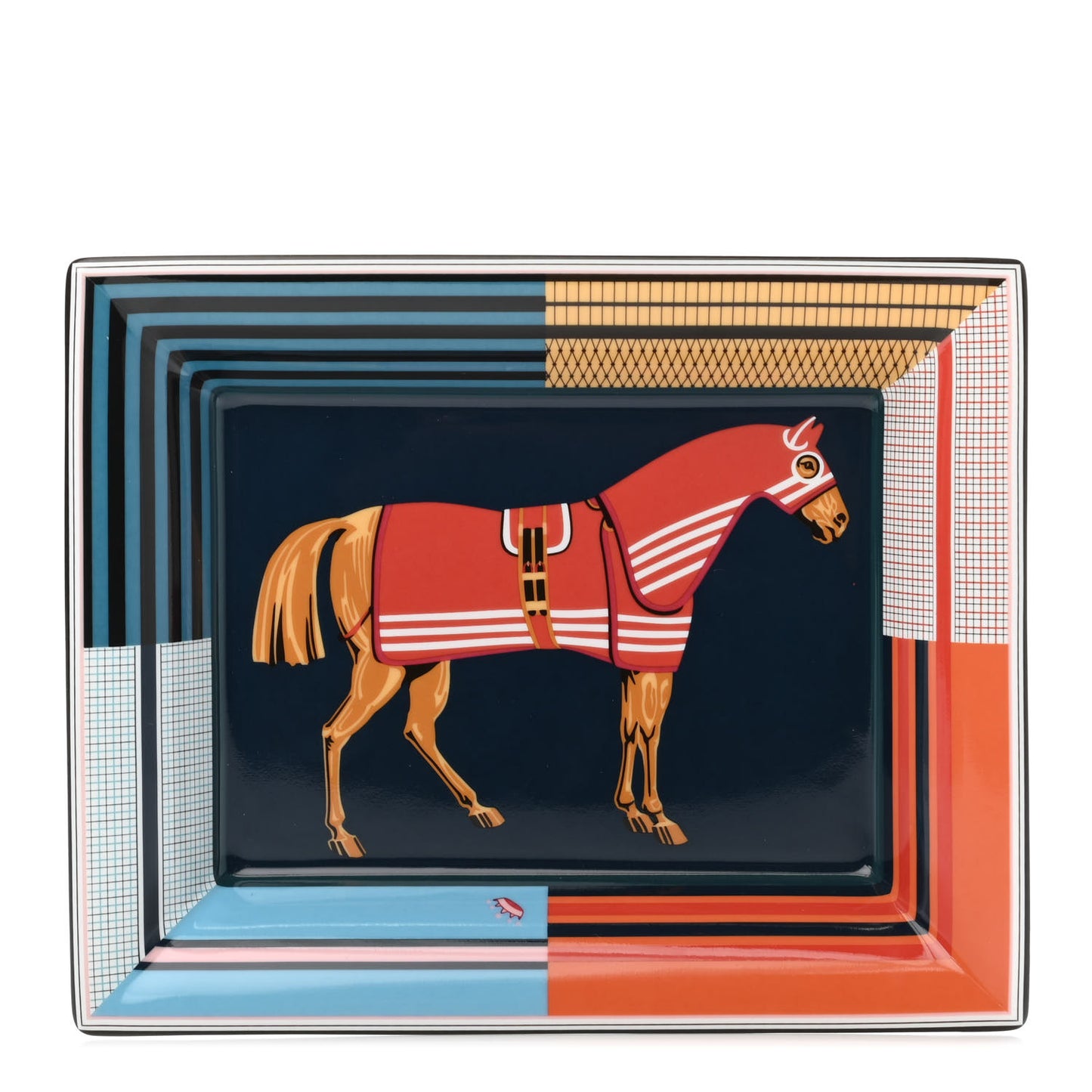 Porcelain Rocabar A Cheval Change Tray
