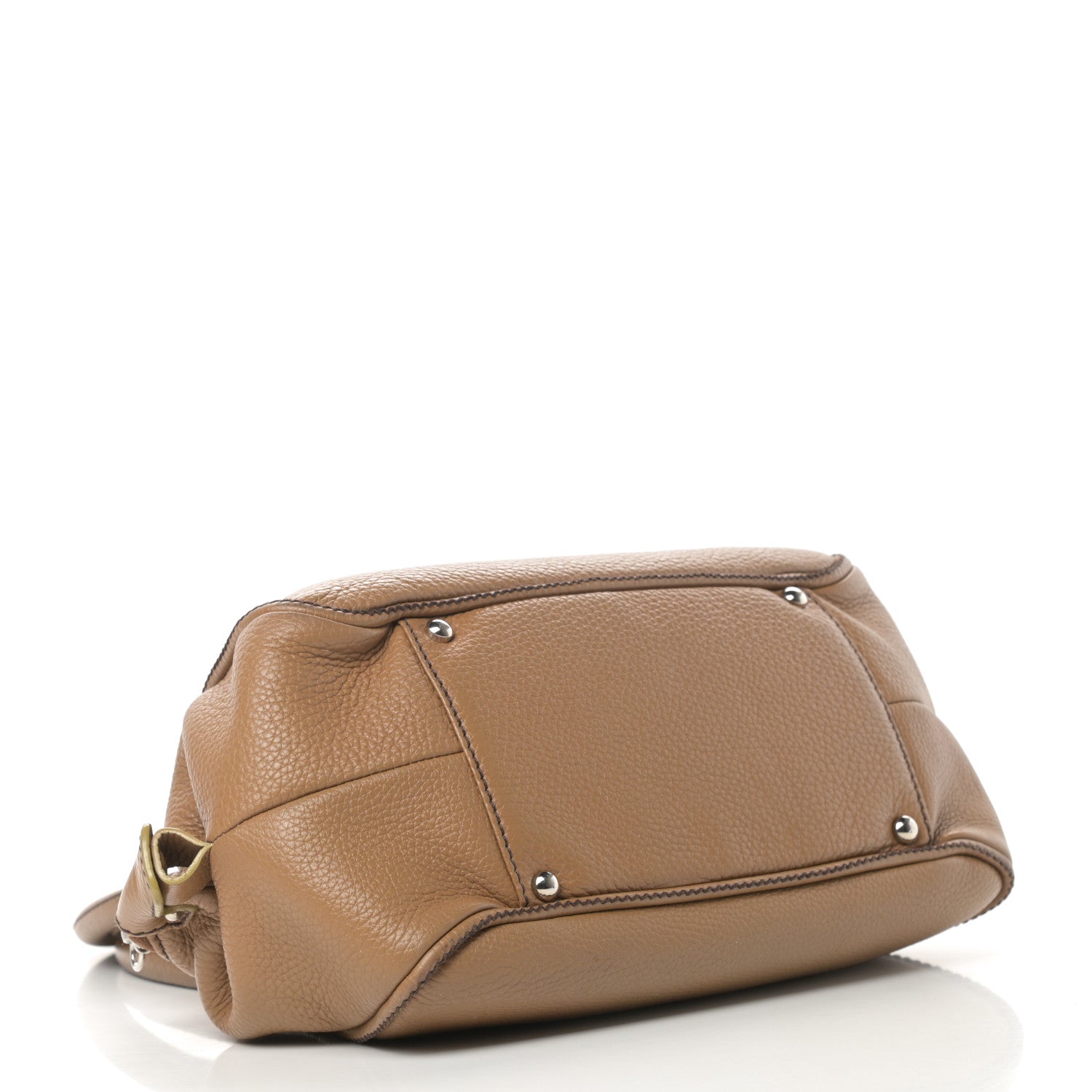 Chanel Calfskin Small Tassel Bowler Light Brown 4 of 20