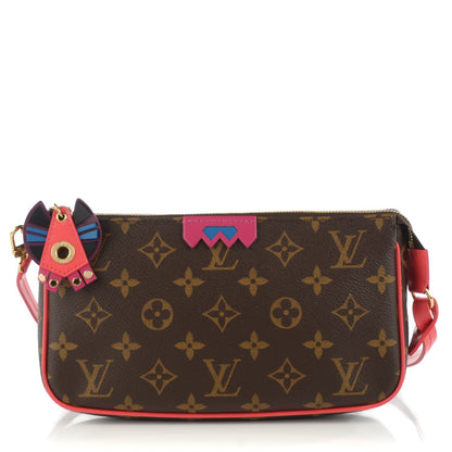 Louis Vuitton Monogram Totem Pochette Accessories Flamingo 1 of 7