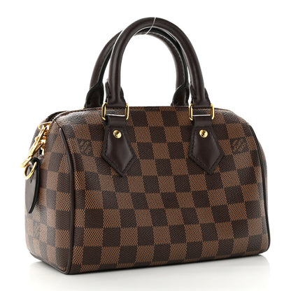 Louis Vuitton Damier Ebene Speedy Bandouliere 20 3 of 9