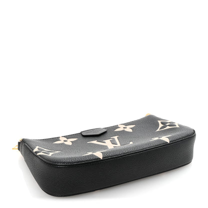 Louis Vuitton Empreinte Monogram Giant Multi Pochette Accessories Large Pochette Black Beige 4 of 6