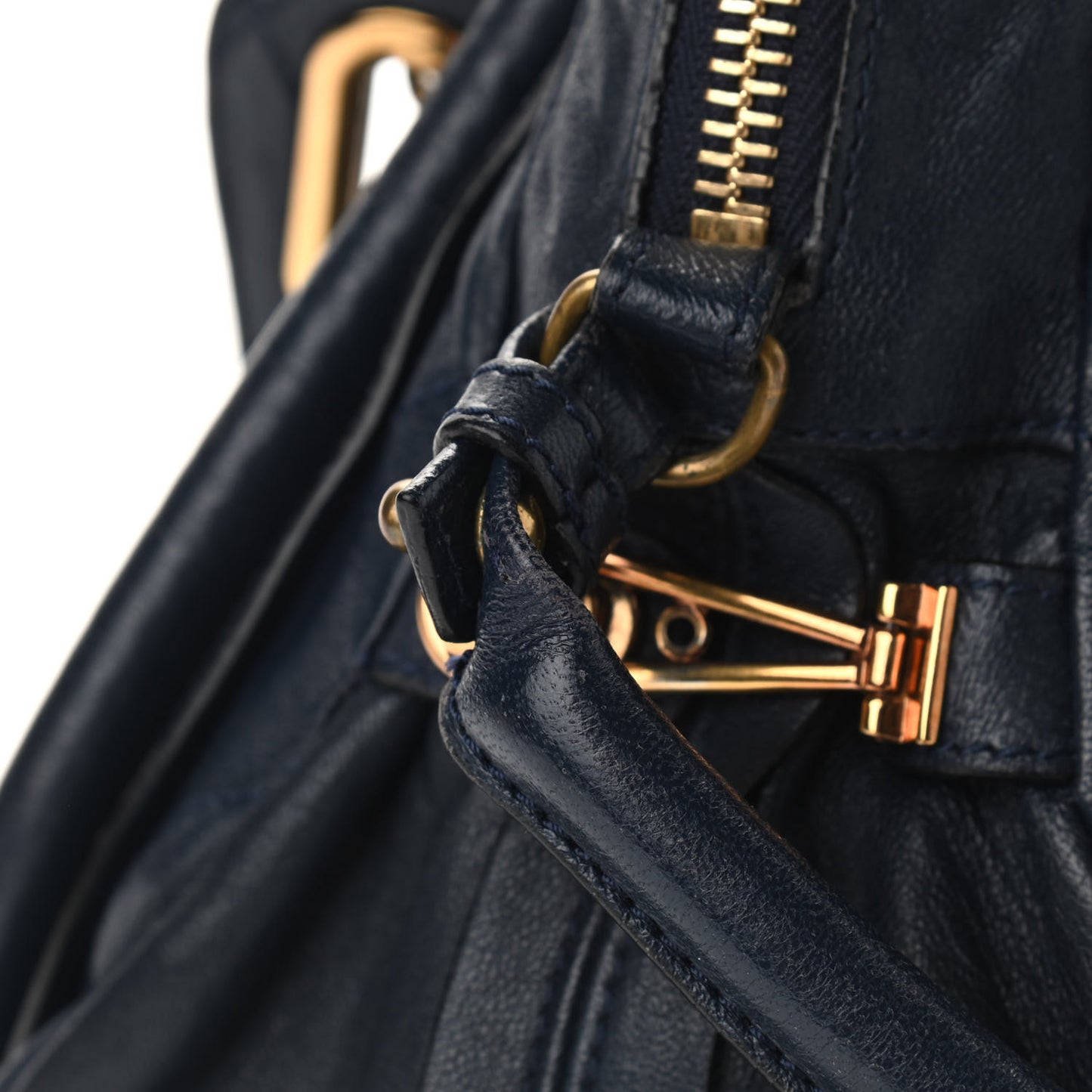 Sheepskin Quilted Medium Paraty Navy