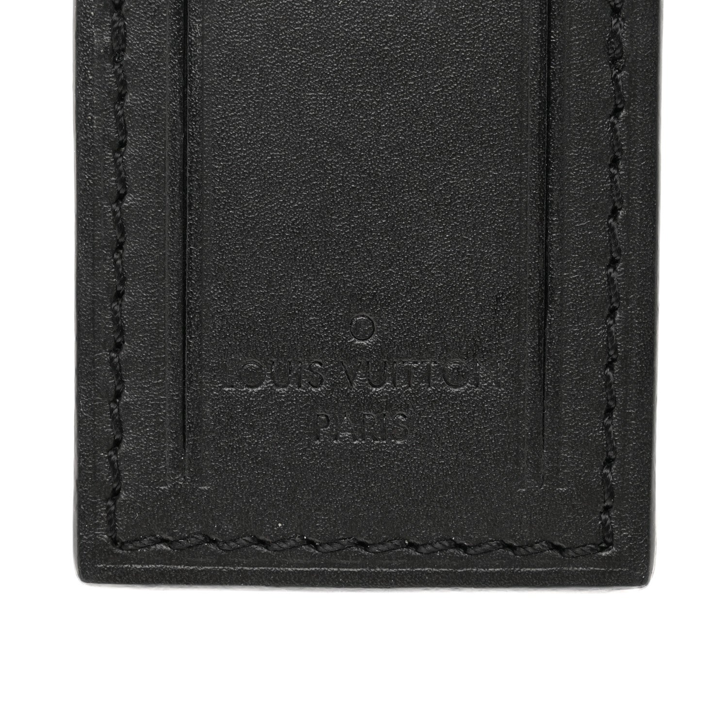 Louis Vuitton Calfskin Luggage Tag Black 3 of 3
