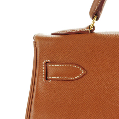 Hermes Courchevel Kelly Retourne 32 Gold 14 of 26