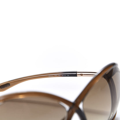 Tom Ford Acetate Whitney Crossover Sunglasses TF9 Brown 5 of 8