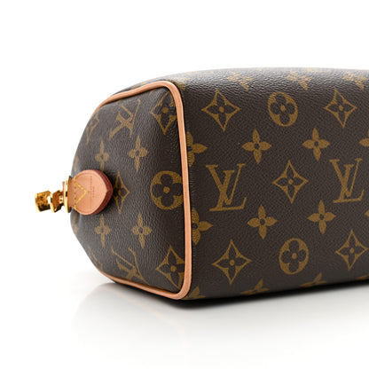 Louis Vuitton Monogram Speedy Bandouliere 20 Black 7 of 9