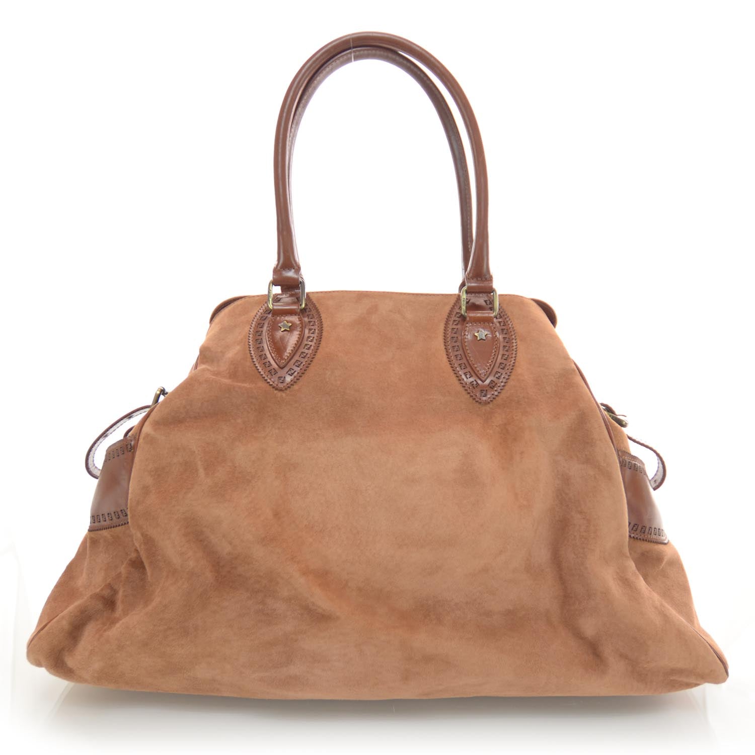 Fendi Suede Bag De Jour Paprika 1 of 7