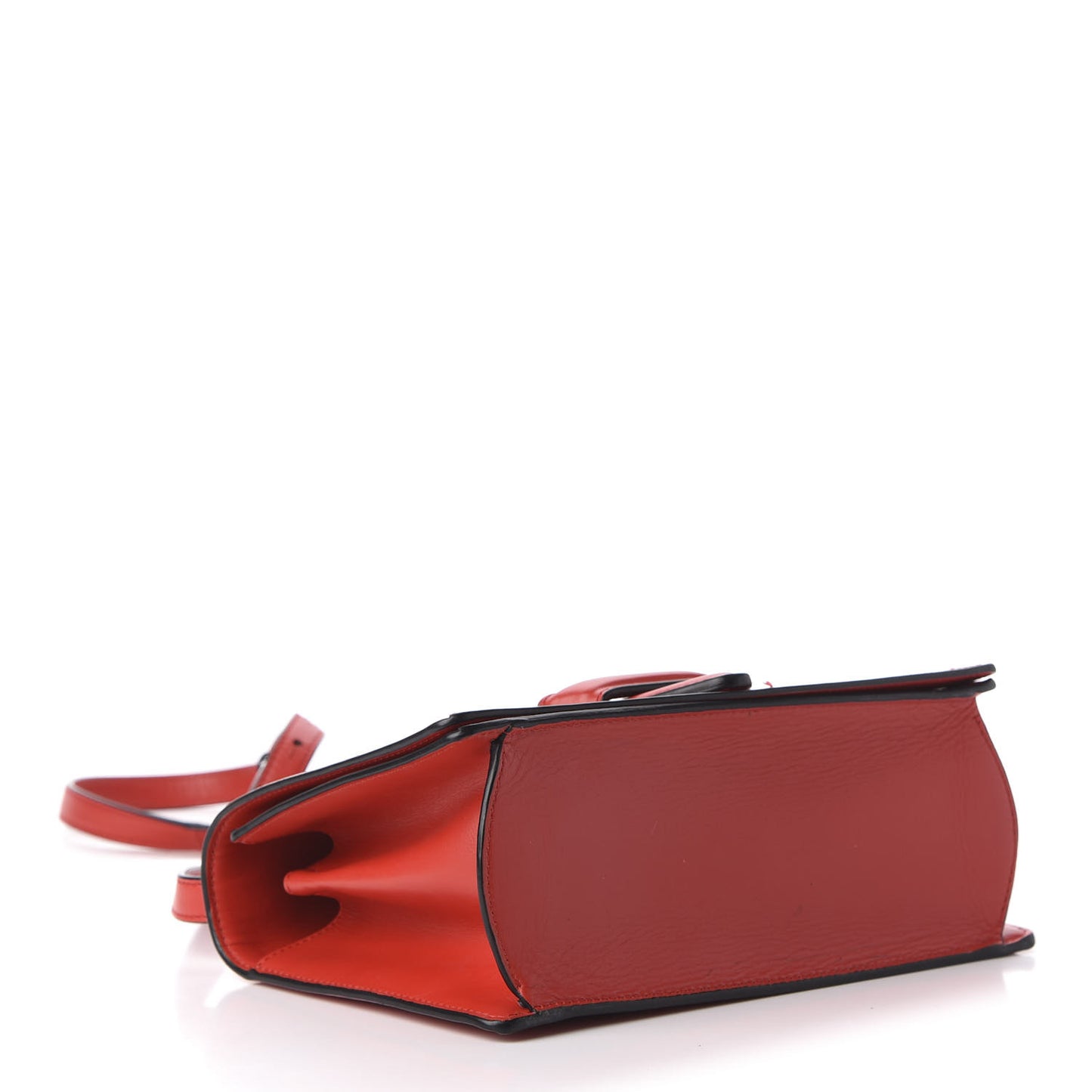 Calfskin Medium Barcelona Shoulder Bag Red