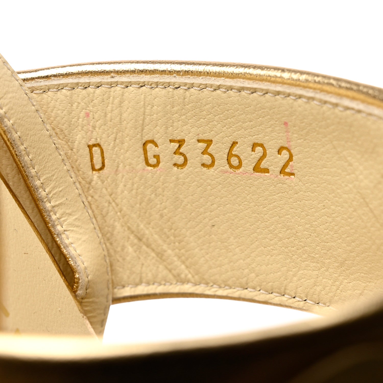 Chanel Metallic Lambskin Sandals 37 Gold 6 of 8
