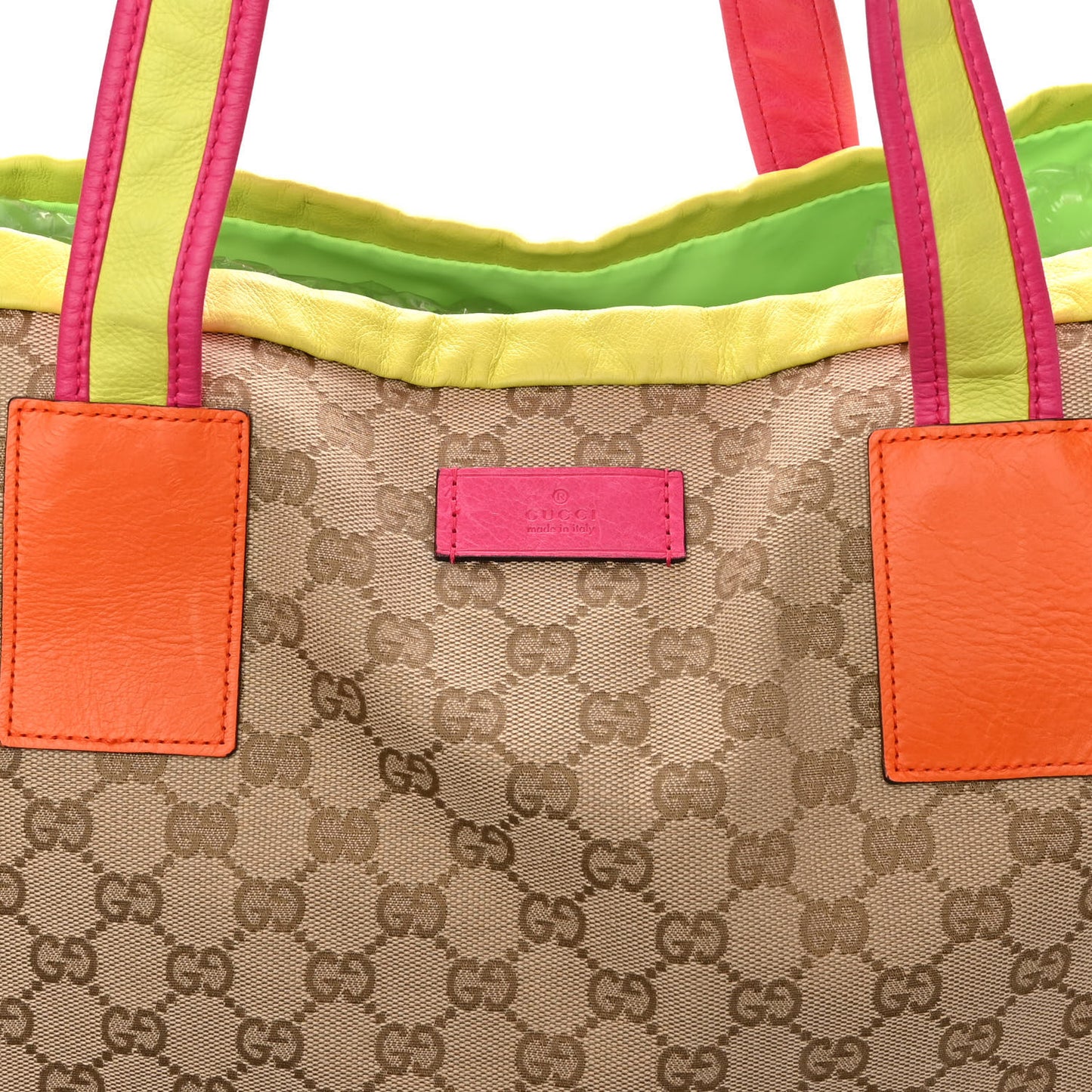 Monogram Large Tote Brown