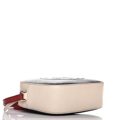 Gucci Dollar Calfskin Small Soho Disco Bag Blue Hibiscus Red Mystic White 4 of 7