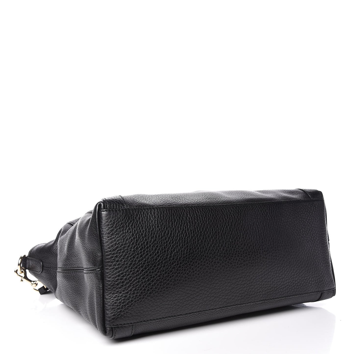 Cellarius Calfskin Medium Miss GG Top Handle Bag Black