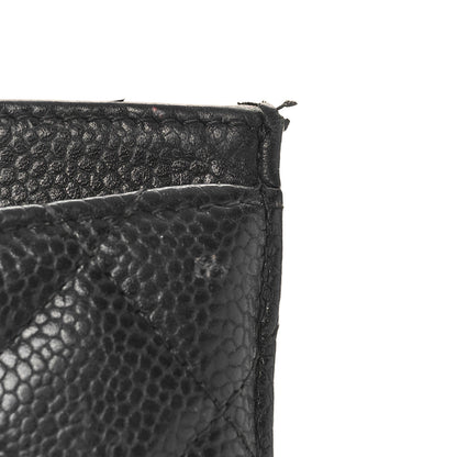 Chanel Caviar Quilted Card Holder Black 10 of 12