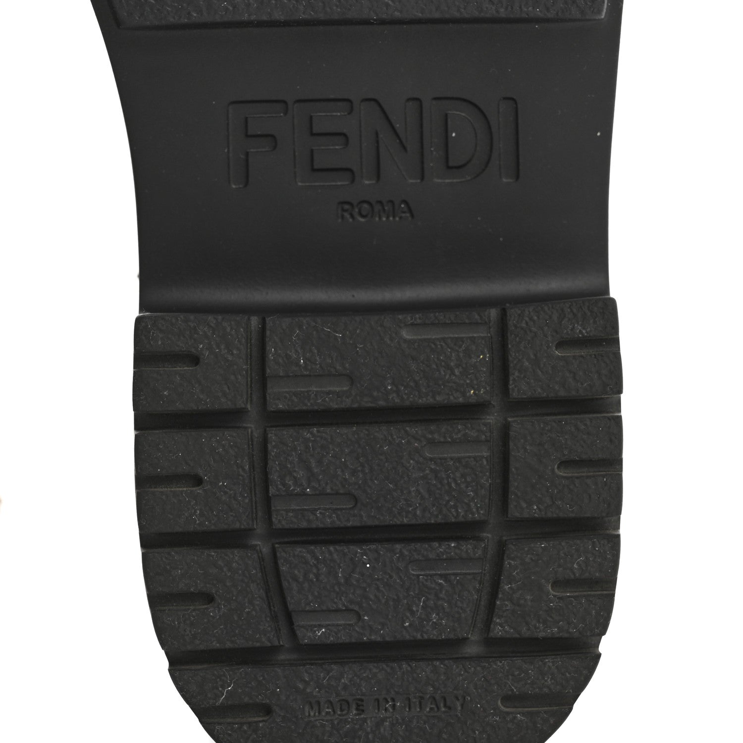 Fendi Vitello Abrasivato Fendigraphy 50mm Biker Boots 38 Black 8 of 9