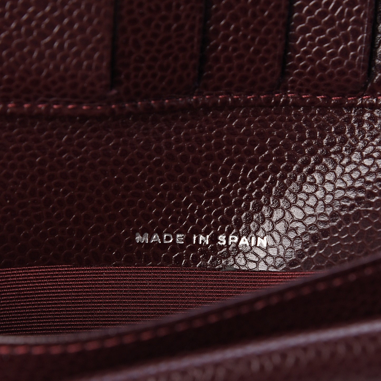Caviar Timeless CC French Wallet Dark Bordeaux