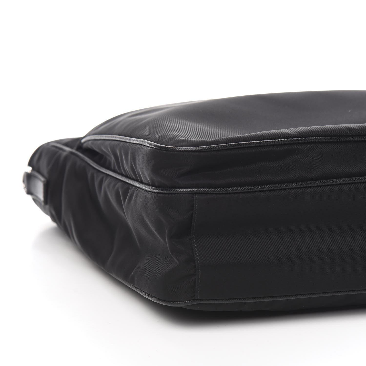 Prada Tessuto Nylon Saffiano Tote Black 8 of 10
