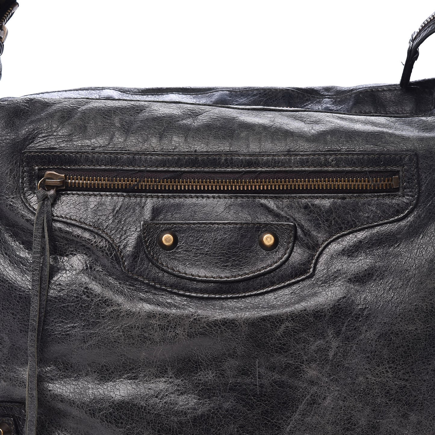 Agneau Classic Hardware Day Hobo Black