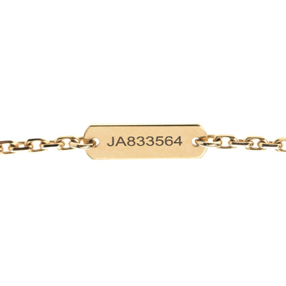 Van Cleef & Arpels 18K Yellow Gold Tiger Eye Lucky Alhambra Butterfly Pendant Necklace 5 of 6