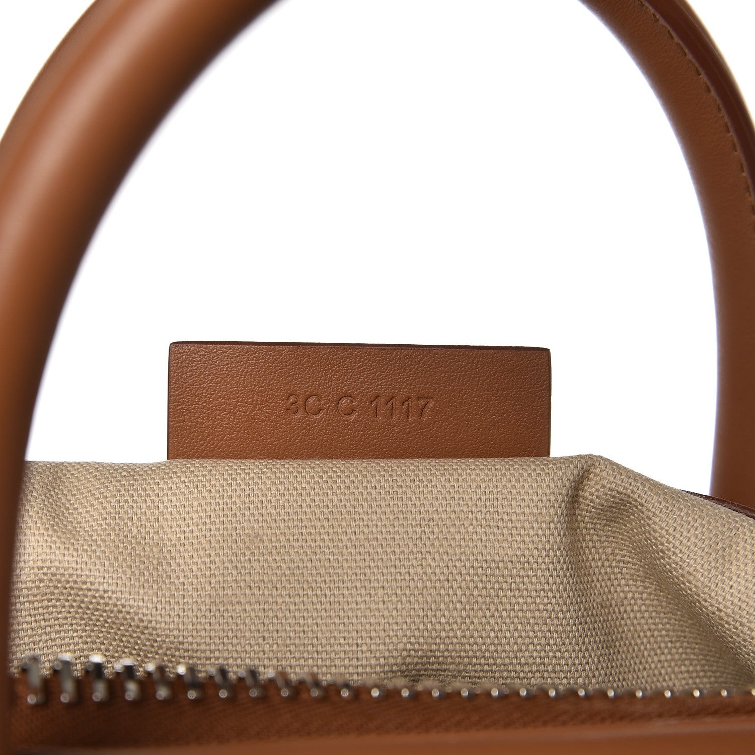 Givenchy Calfskin Suede Small Studded Chevron Antigona Cognac 7 of 8