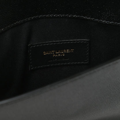 Saint Laurent Grain De Poudre Uptown Pouch Black 5 of 8