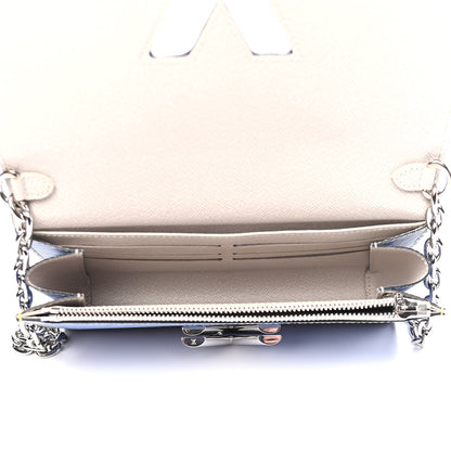 Louis Vuitton Epi Pins Twist Chain Wallet Denim Light 5 of 8
