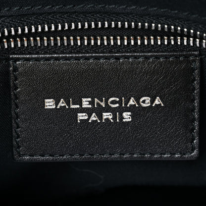 Balenciaga Nappa Calfskin Quilted Puffy Clutch Black 6 of 9