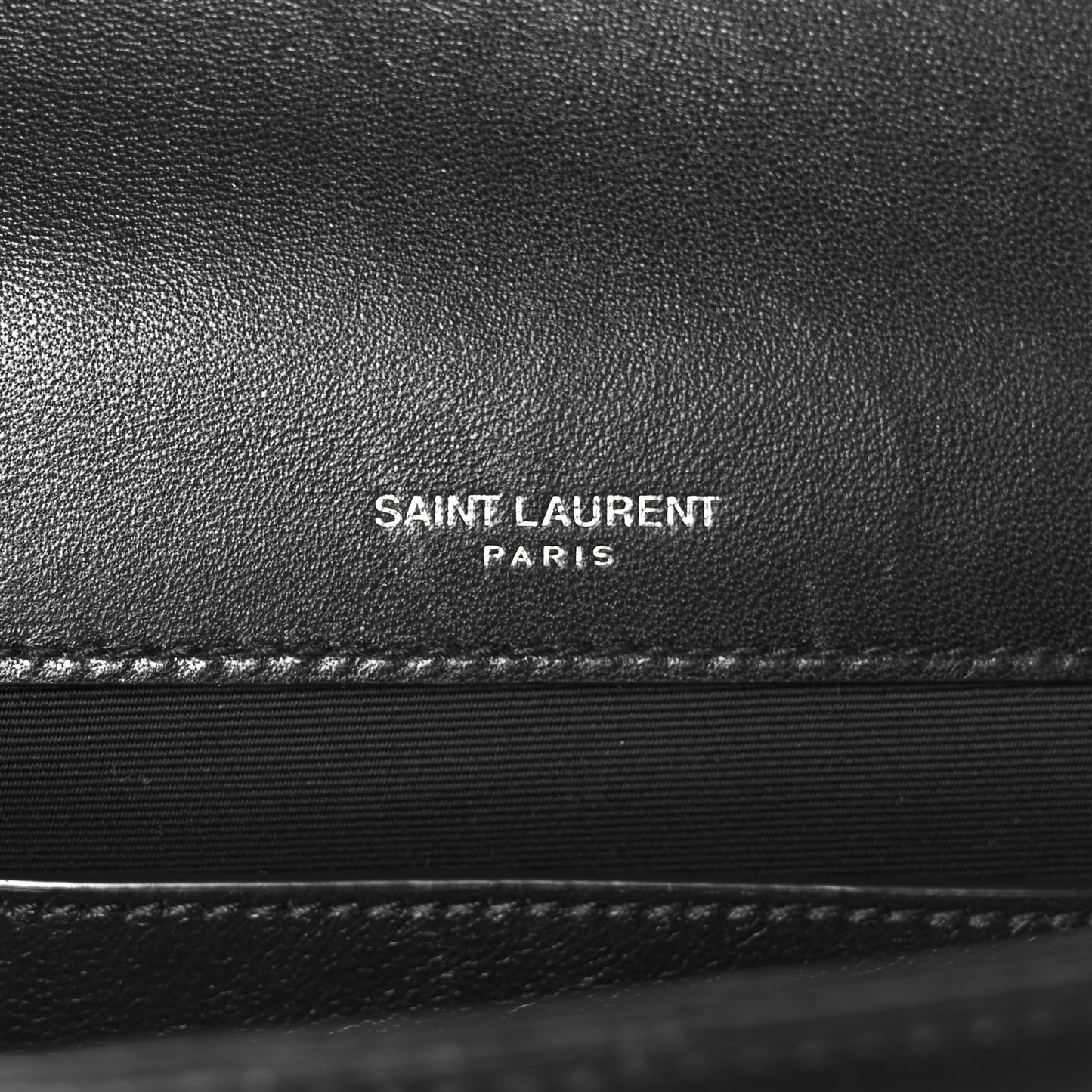 Lambskin Quilted Kate Clutch Black
