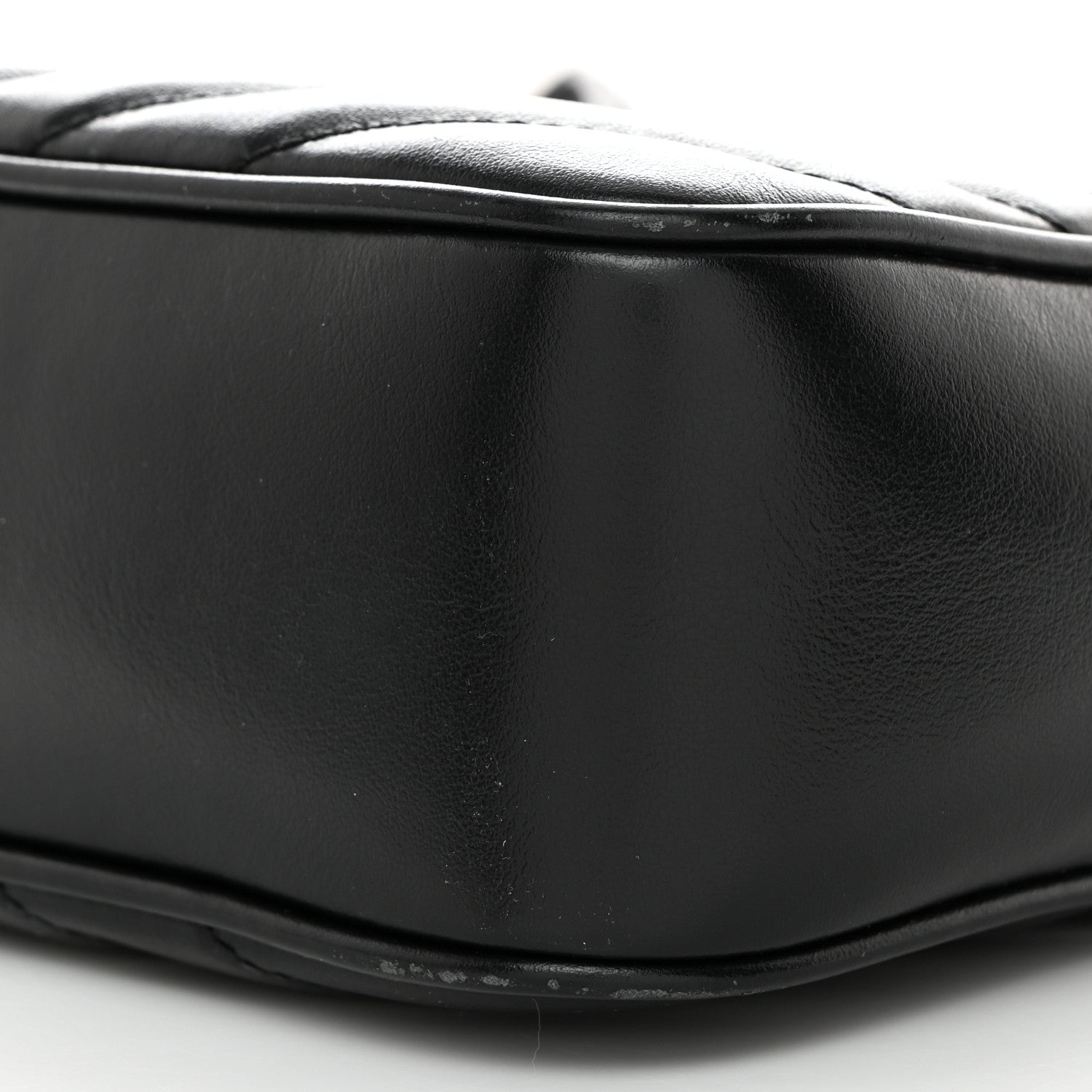 Saint Laurent Calfskin Matelasse Monogram Monochrome Lou Camera Bag Black 10 of 10