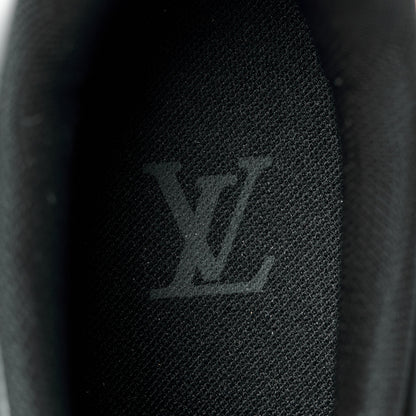 Louis Vuitton Calfskin Mens Millenium Sneakers 10 Black 10 of 14