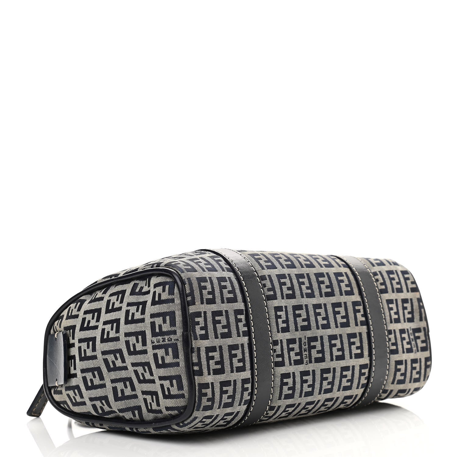 Fendi Zucca Boston Navy 3 of 13